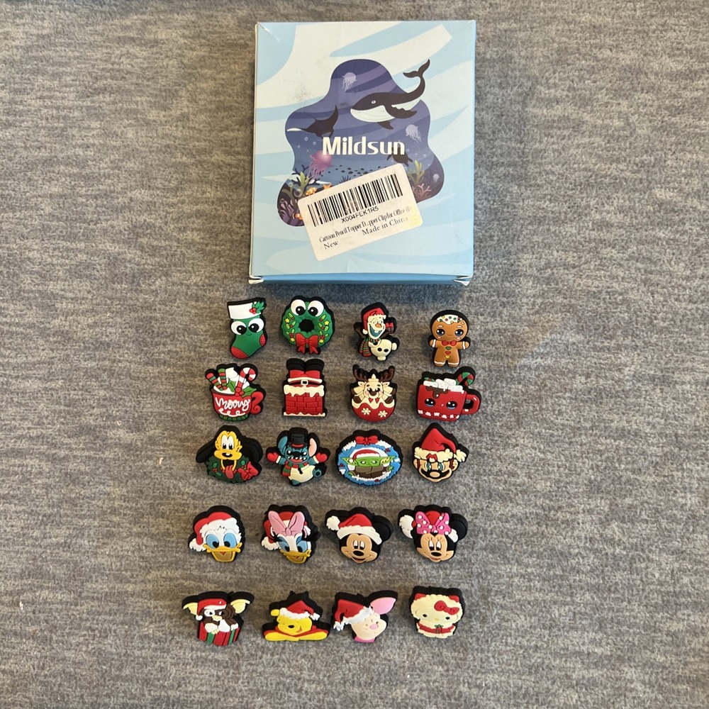 Disney Cartoon Character Pencil Pen Toppers Colorful Lightweight 20 Pieces New‎